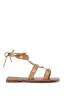 AZALEA WANG DIDIER TAN EMBELLISHED SANDAL sold by AKIRA