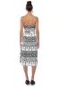 LUCY SATIN PRINT MIDI DRESS sold by AKIRA
