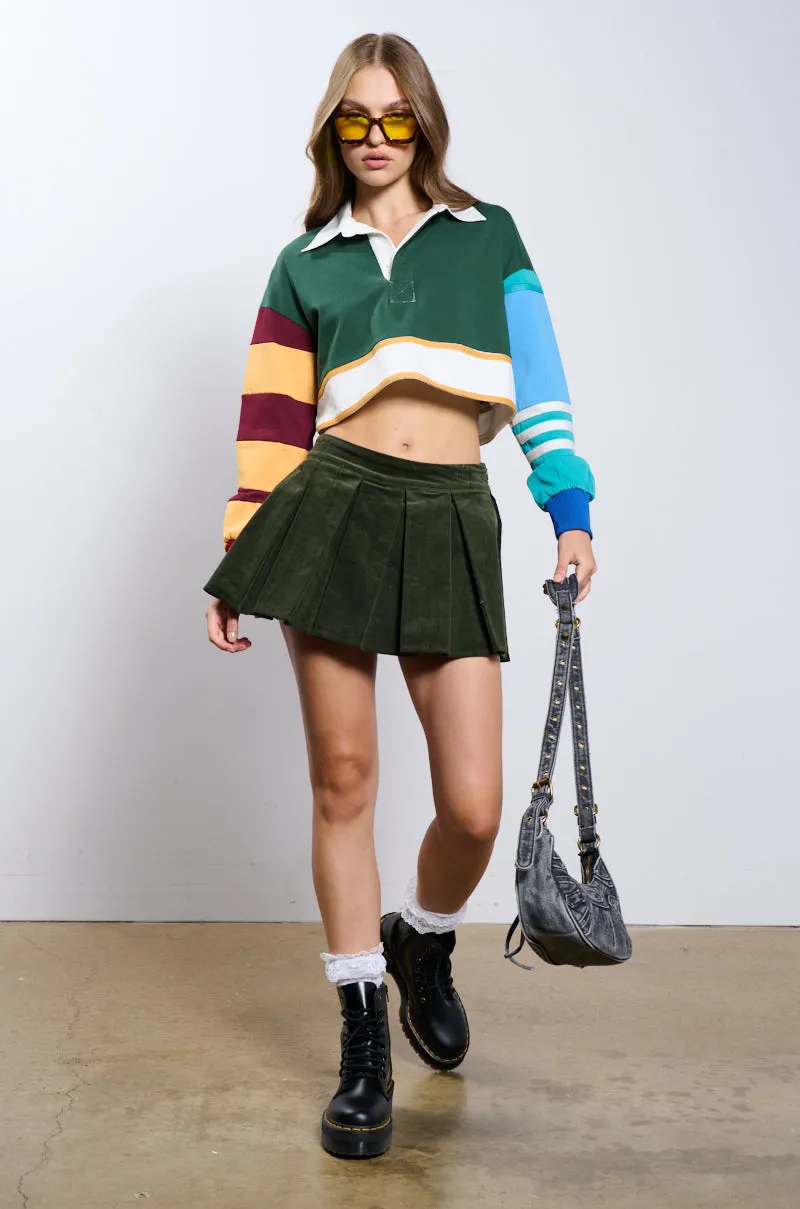 RUN AFTER YOU CORDUROY MINI SKIRT sold by AKIRA product image thumbnail 5