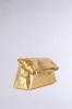 QUEEN SHI METALLIC CLUTCH sold by AKIRA
