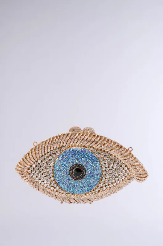 GOOD ENERGY LUXE BLING CLUTCH sold by AKIRA