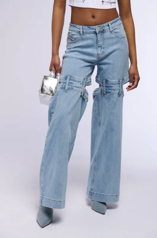 LET LOOSE DENIM PANT sold by AKIRA
