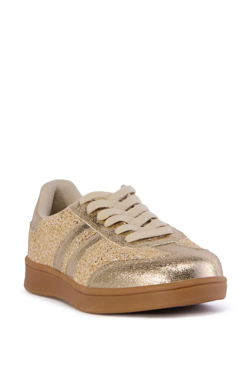 AZALEA WANG ELDER GOLD SNEAKER sold by AKIRA product image thumbnail 3