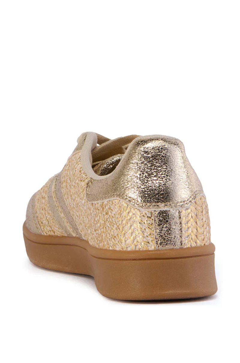 AZALEA WANG ELDER GOLD SNEAKER sold by AKIRA product image thumbnail 4
