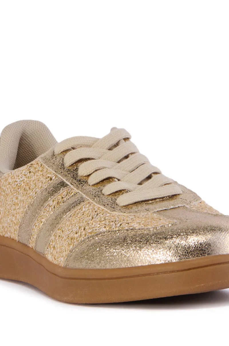 AZALEA WANG ELDER GOLD SNEAKER sold by AKIRA product image thumbnail 5
