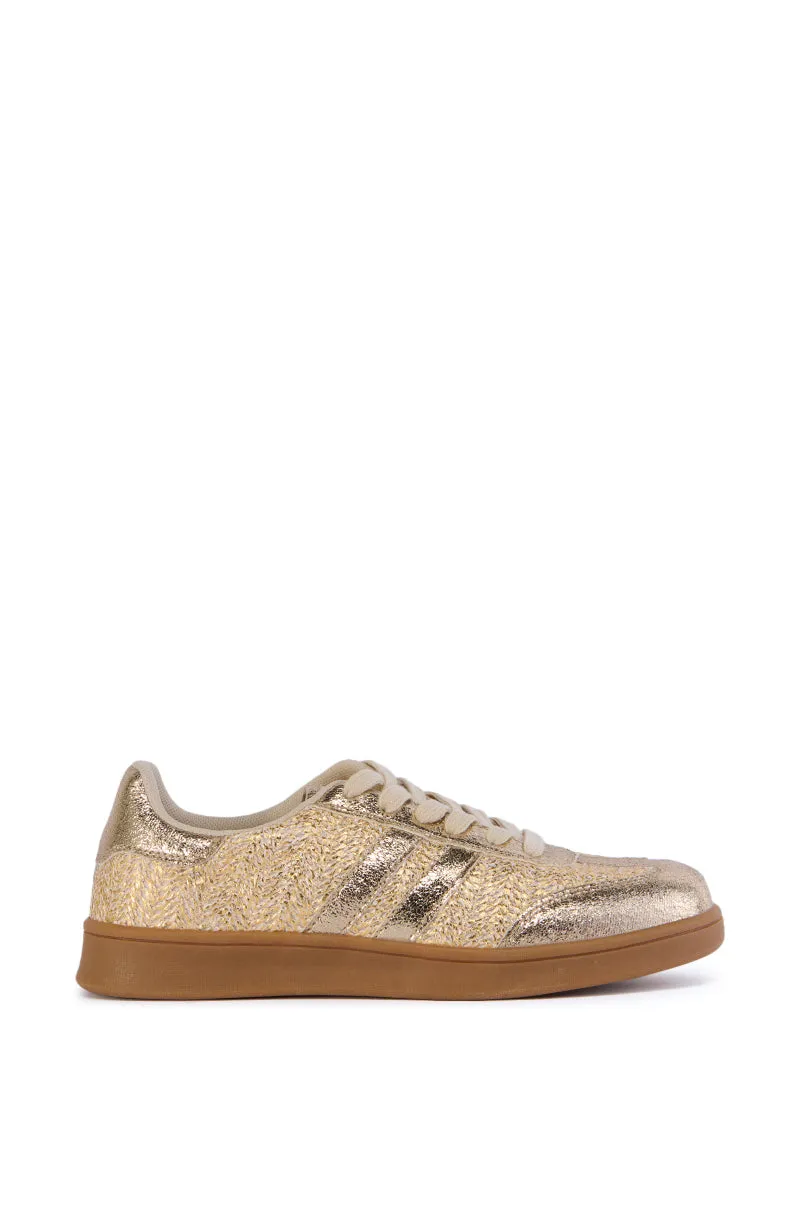 AZALEA WANG ELDER GOLD SNEAKER sold by AKIRA product image thumbnail 2