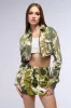 ABSTRACT CAMO UTILITY BOMBER sold by AKIRA