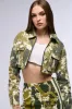 ABSTRACT CAMO UTILITY BOMBER sold by AKIRA
