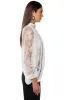 CHEYENNE EXPOSED BACK FLORAL BLOUSE sold by AKIRA