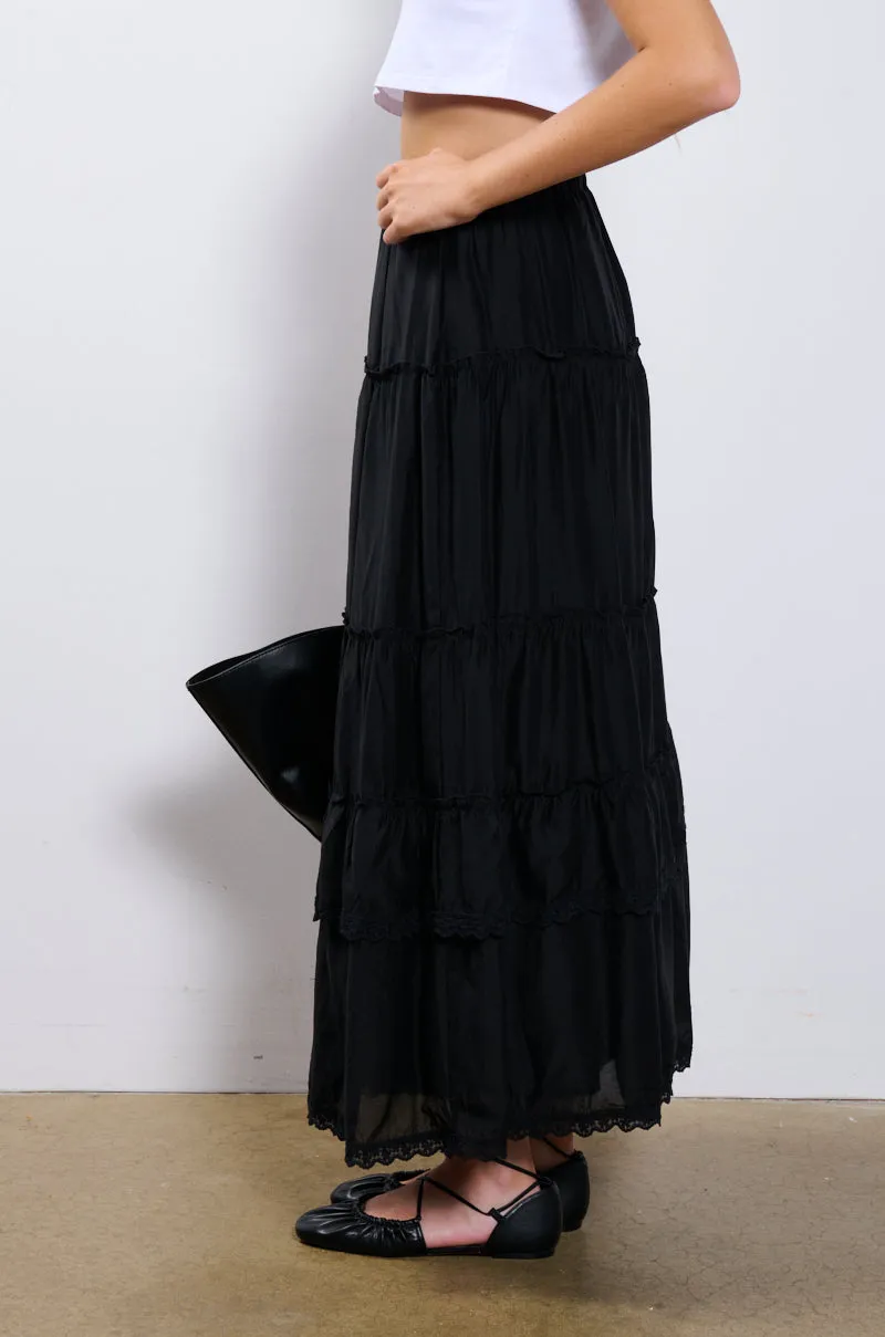 HAVEN FLOWY MAXI SKIRT sold by AKIRA product image thumbnail 2
