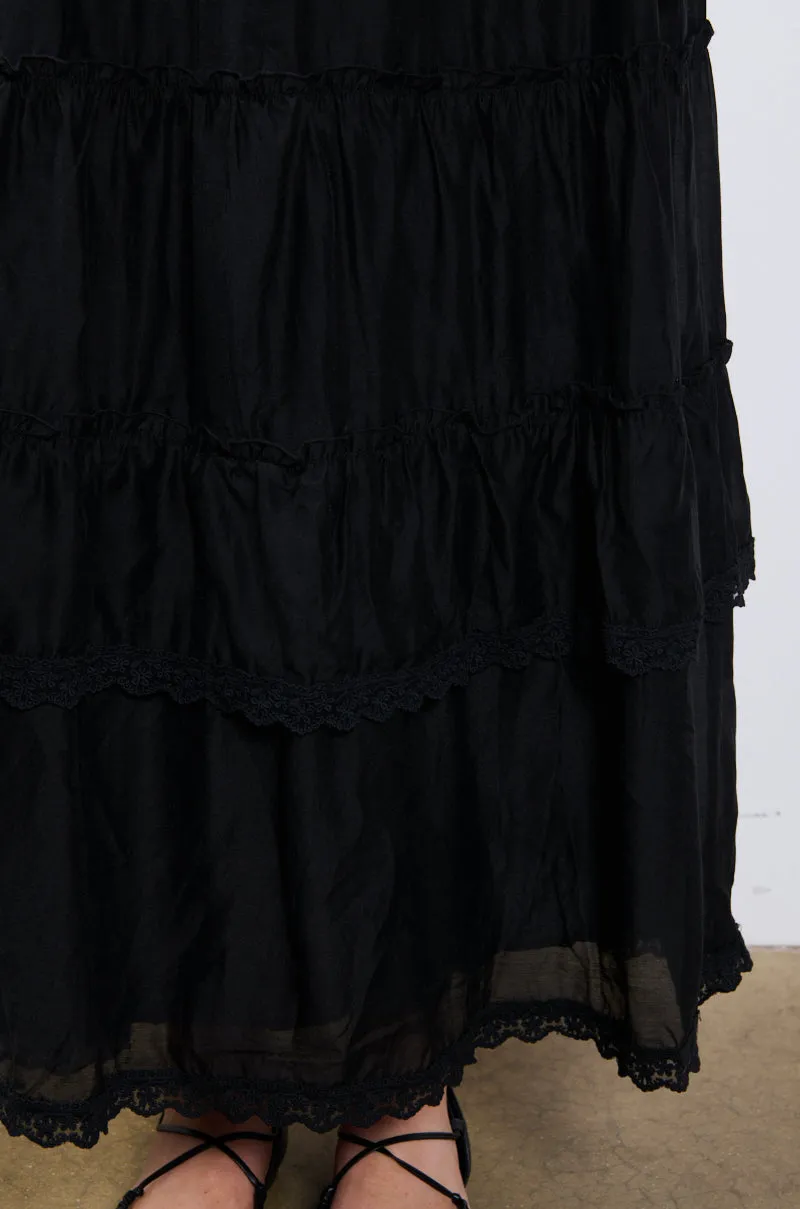 HAVEN FLOWY MAXI SKIRT sold by AKIRA product image thumbnail 5