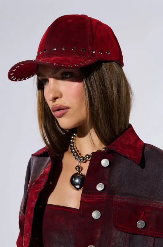 GIADA DISTRESSED SNAPBACK sold by AKIRA