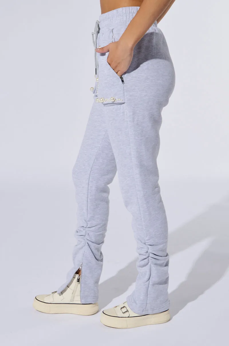 PEARL DETAIL JOGGER PANT sold by AKIRA product image thumbnail 4