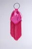 GNO SATIN FRINGE PURSE sold by AKIRA