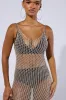 UNDER THE SEA METALLIC CROCHET MIDI DRESS sold by AKIRA