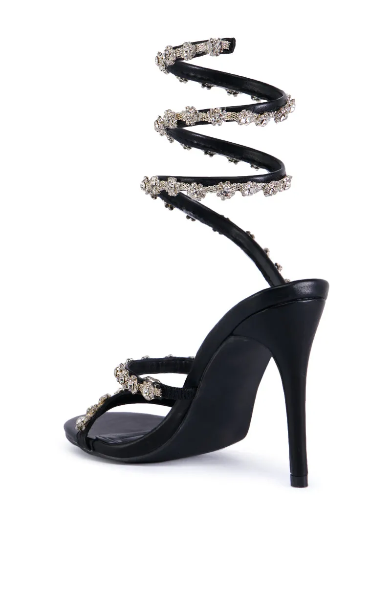 AZALEA WANG DELICACY EMBELLISHED HEEL sold by AKIRA product image thumbnail 5