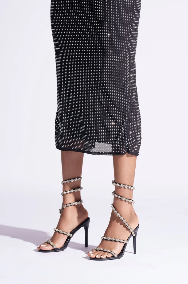 AZALEA WANG DELICACY EMBELLISHED HEEL sold by AKIRA product image thumbnail 2