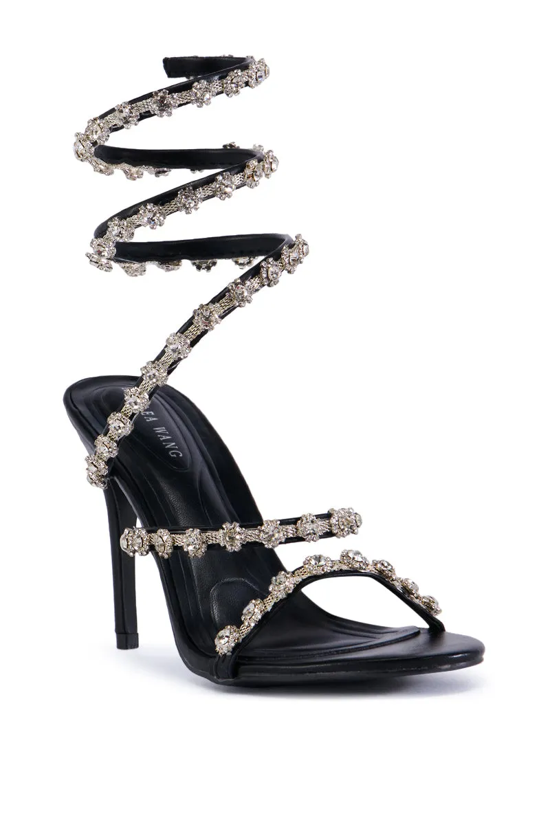 AZALEA WANG DELICACY EMBELLISHED HEEL sold by AKIRA product image thumbnail 4