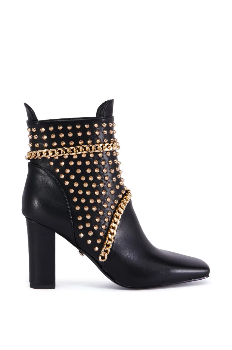 AZALEA WANG PANCHO BLACK EMBELLISHED BOOTIE sold by AKIRA product image thumbnail 2
