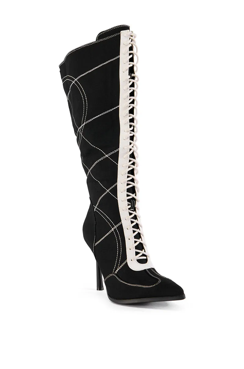 AZALEA WANG SEONA BLACK BOOT sold by AKIRA product image thumbnail 4