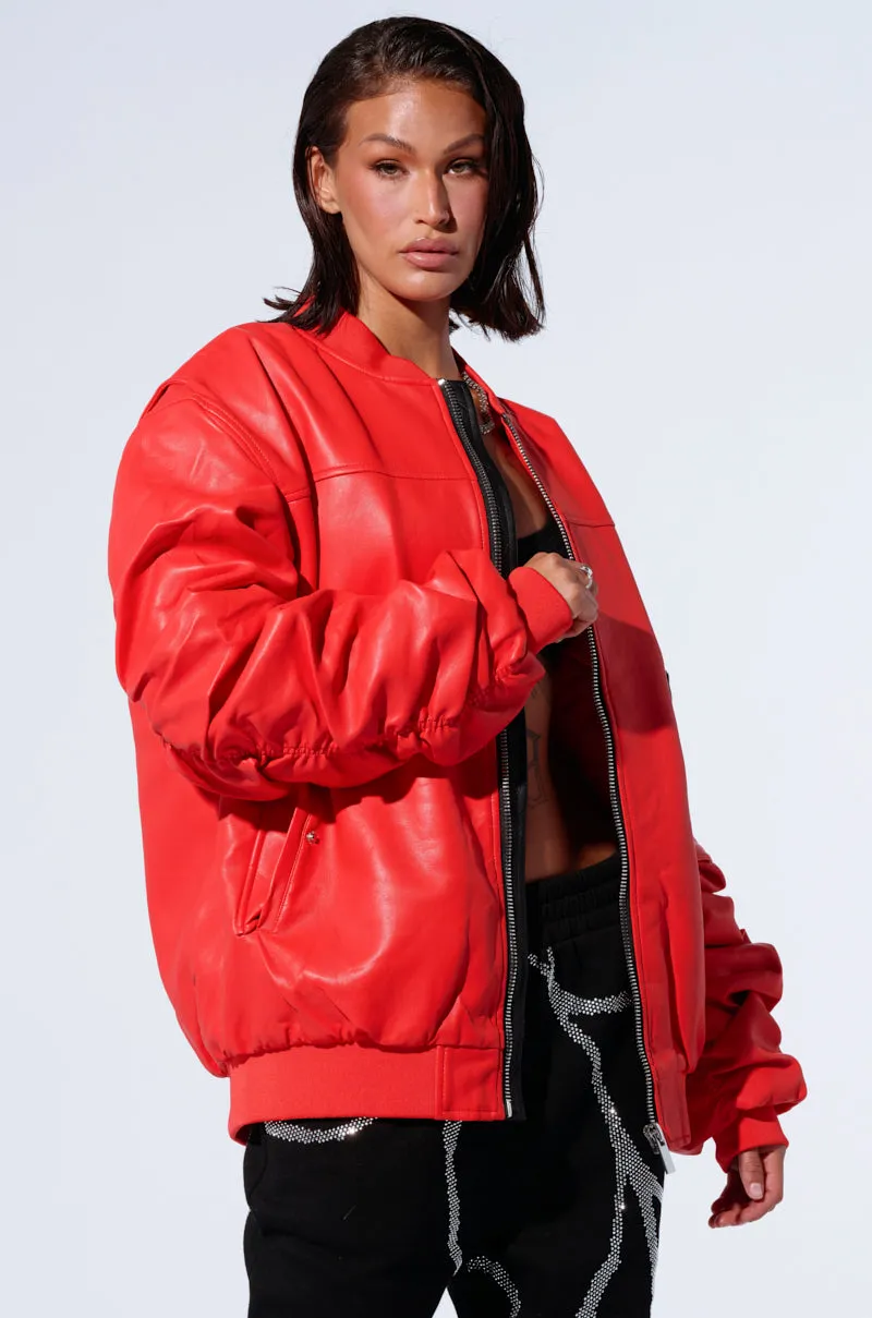 STORMY OVERSIZED BOMBER sold by AKIRA product image thumbnail 3