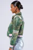 RUN FOR YOUR MONEY EMBELLISHED BOMBER sold by AKIRA
