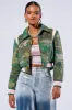 RUN FOR YOUR MONEY EMBELLISHED BOMBER sold by AKIRA