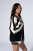 DOWN TIME KNIT BOMBER sold by AKIRA
