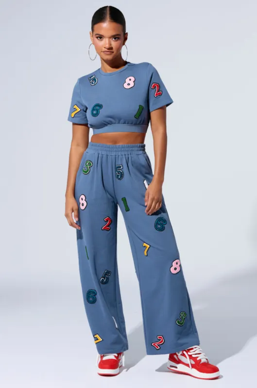 COUNT IT UP! WIDE LEG JOGGER sold by AKIRA