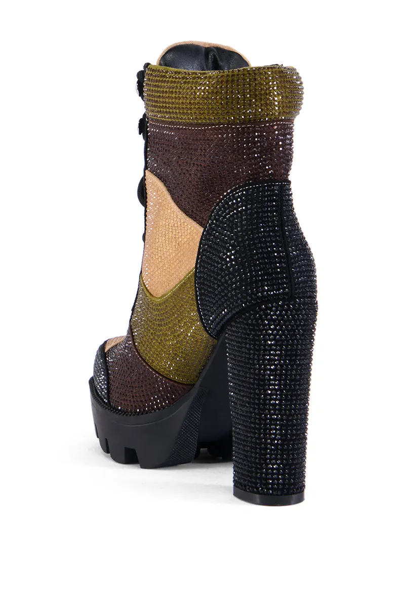 AZALEA WANG CLARET MULTI BOOTIE sold by AKIRA product image thumbnail 4