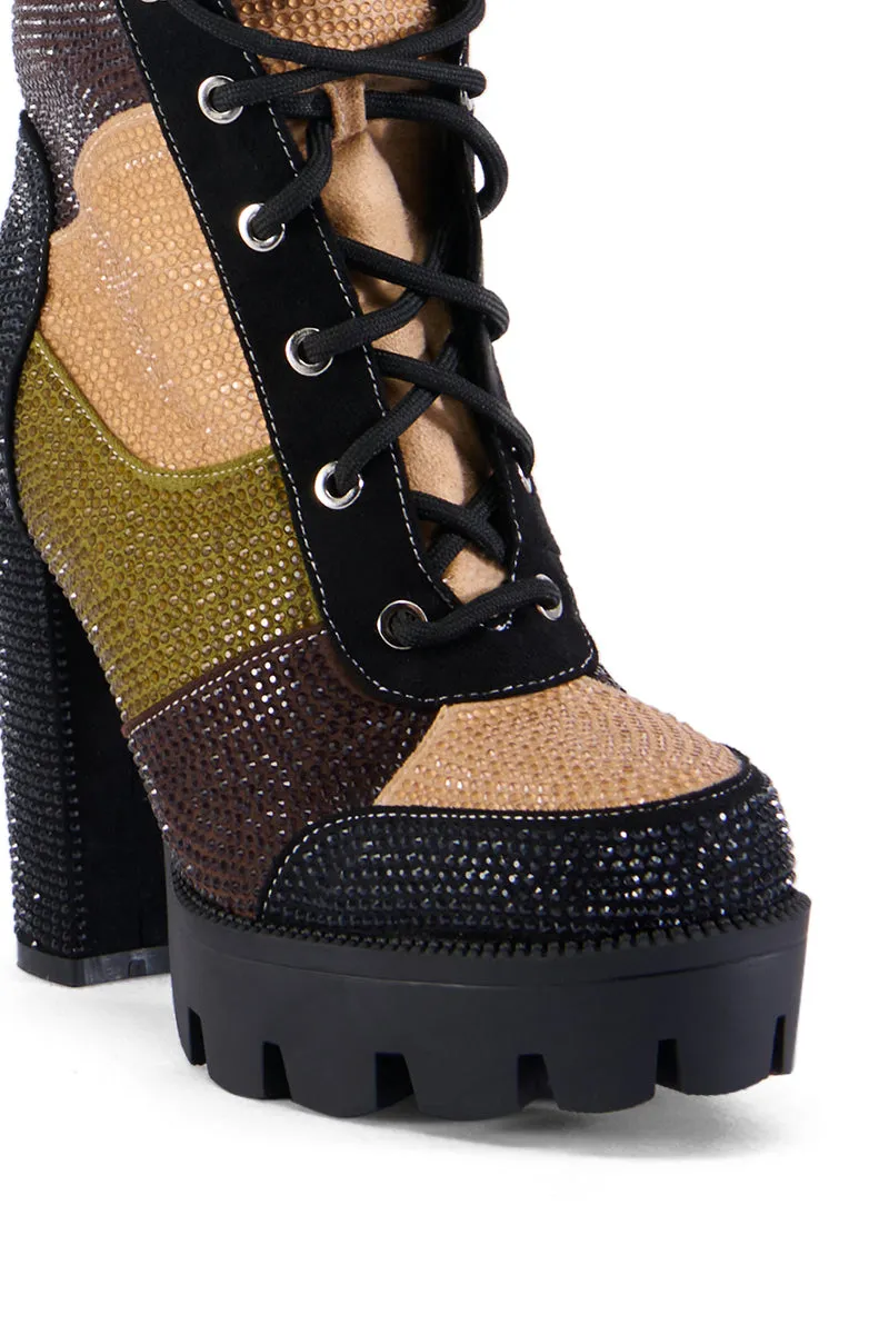AZALEA WANG CLARET MULTI BOOTIE sold by AKIRA product image thumbnail 5