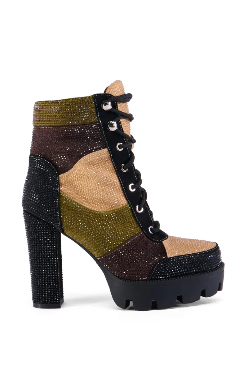 AZALEA WANG CLARET MULTI BOOTIE sold by AKIRA product image thumbnail 2