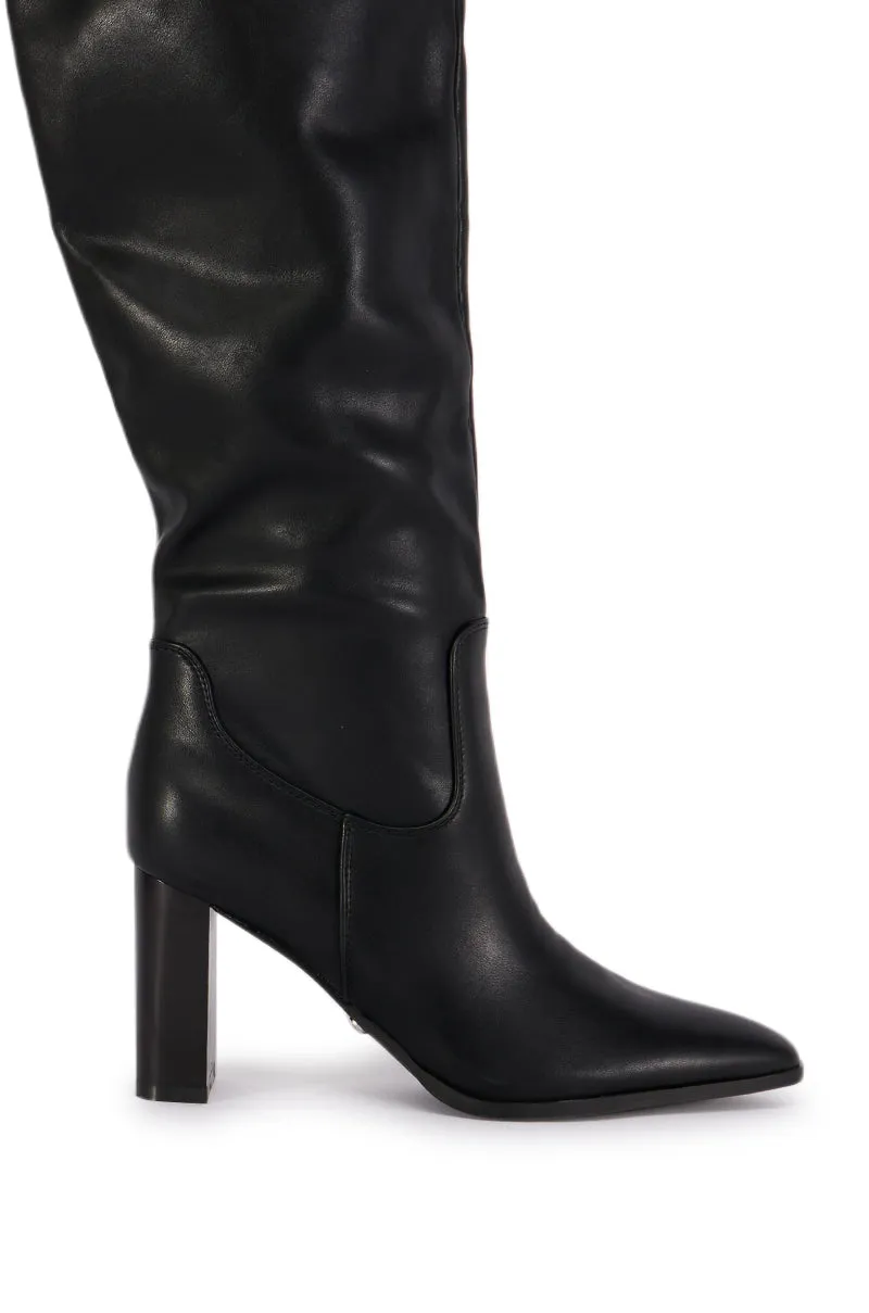 AZALEA WANG KAMARIA BLACK BOOT sold by AKIRA product image thumbnail 5
