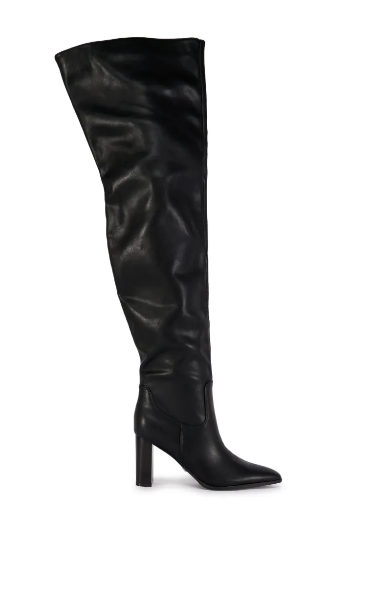 AZALEA WANG KAMARIA BLACK BOOT sold by AKIRA product image thumbnail 2