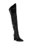 AZALEA WANG KAMARIA BLACK BOOT sold by AKIRA