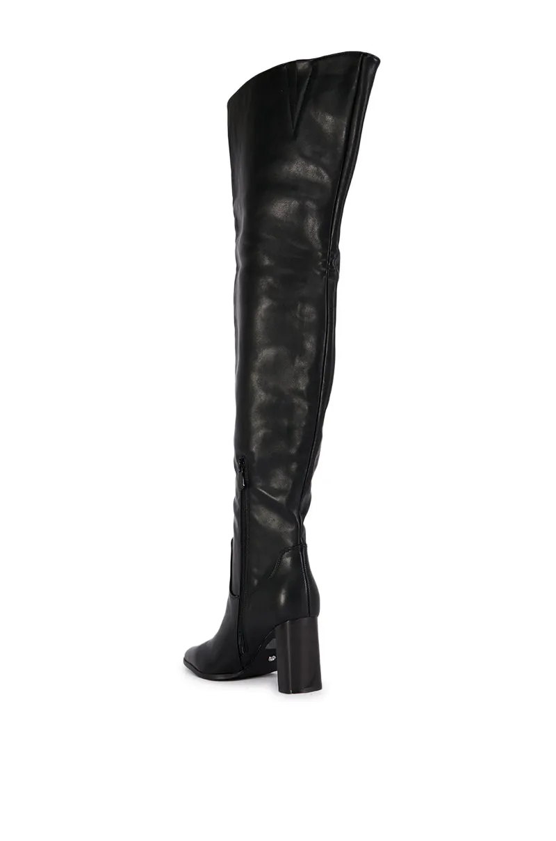AZALEA WANG KAMARIA BLACK BOOT sold by AKIRA product image thumbnail 4
