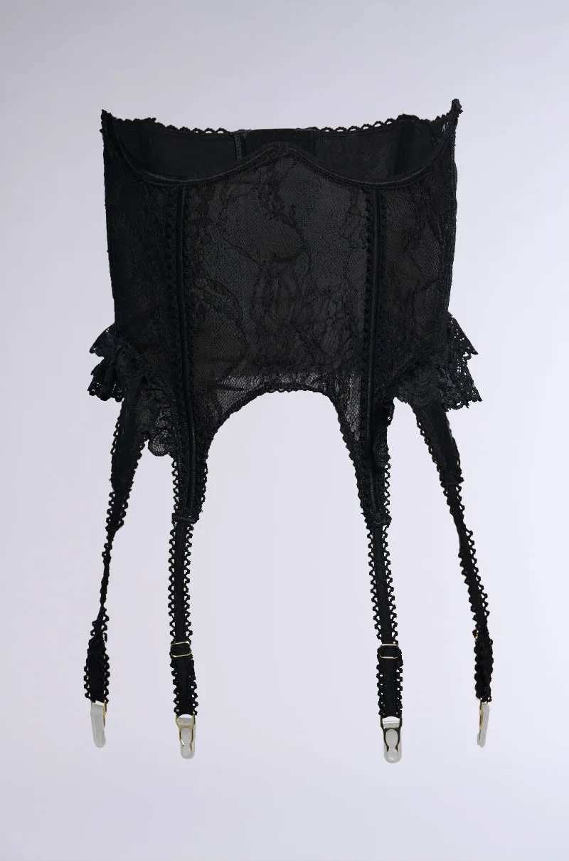 TRUE RUFFLE GARTER BELT sold by AKIRA product image thumbnail 4