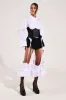TRUE RUFFLE GARTER BELT sold by AKIRA