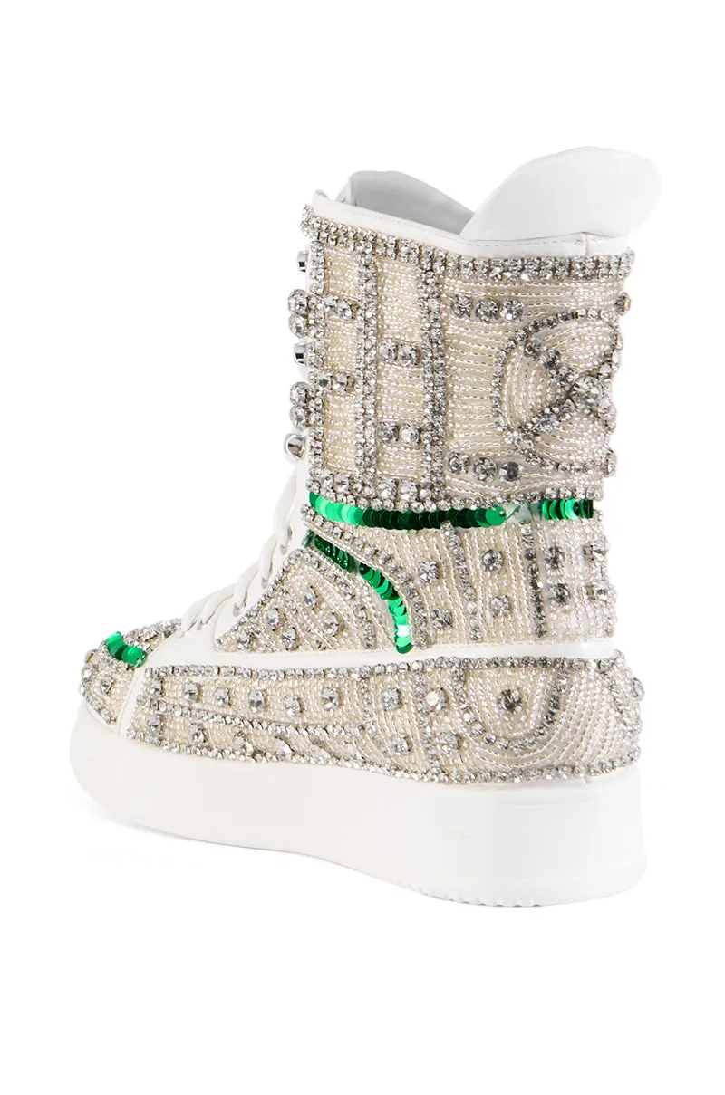 AZALEA WANG STANDOUT WHITE SNEAKER sold by AKIRA product image thumbnail 4