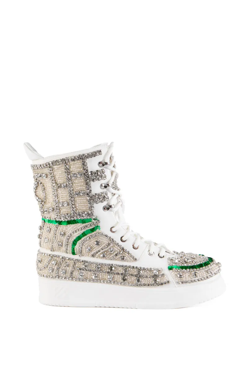 AZALEA WANG STANDOUT WHITE SNEAKER sold by AKIRA product image thumbnail 2