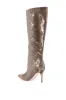 AZALEA WANG CASHY TAN SNAKE PRINTED BOOT sold by AKIRA