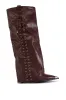 AZALEA WANG FLEURETTE WESTERN BOOT IN CHOCOLATE BROWN sold by AKIRA