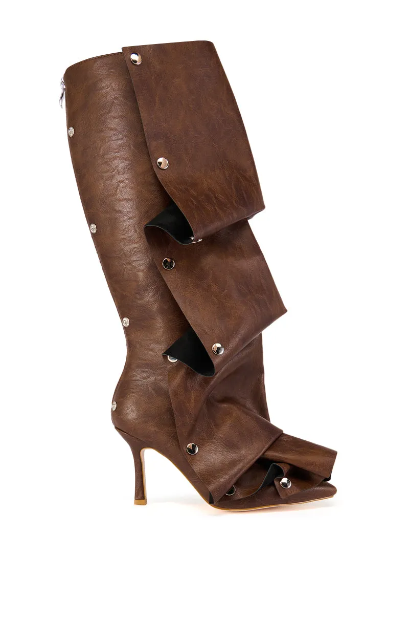 AZALEA WANG IMOGINE BROWN BOOT sold by AKIRA product image thumbnail 4