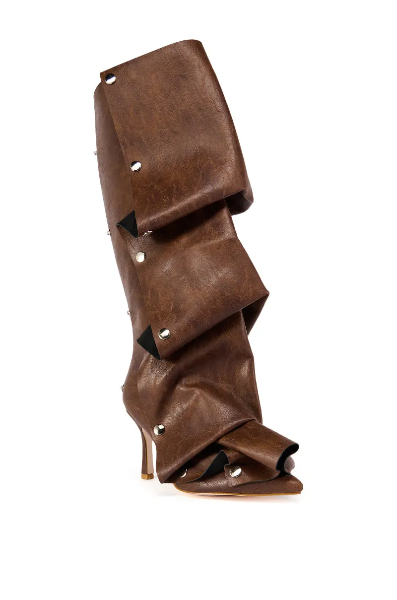 AZALEA WANG IMOGINE BROWN BOOT sold by AKIRA product image thumbnail 5