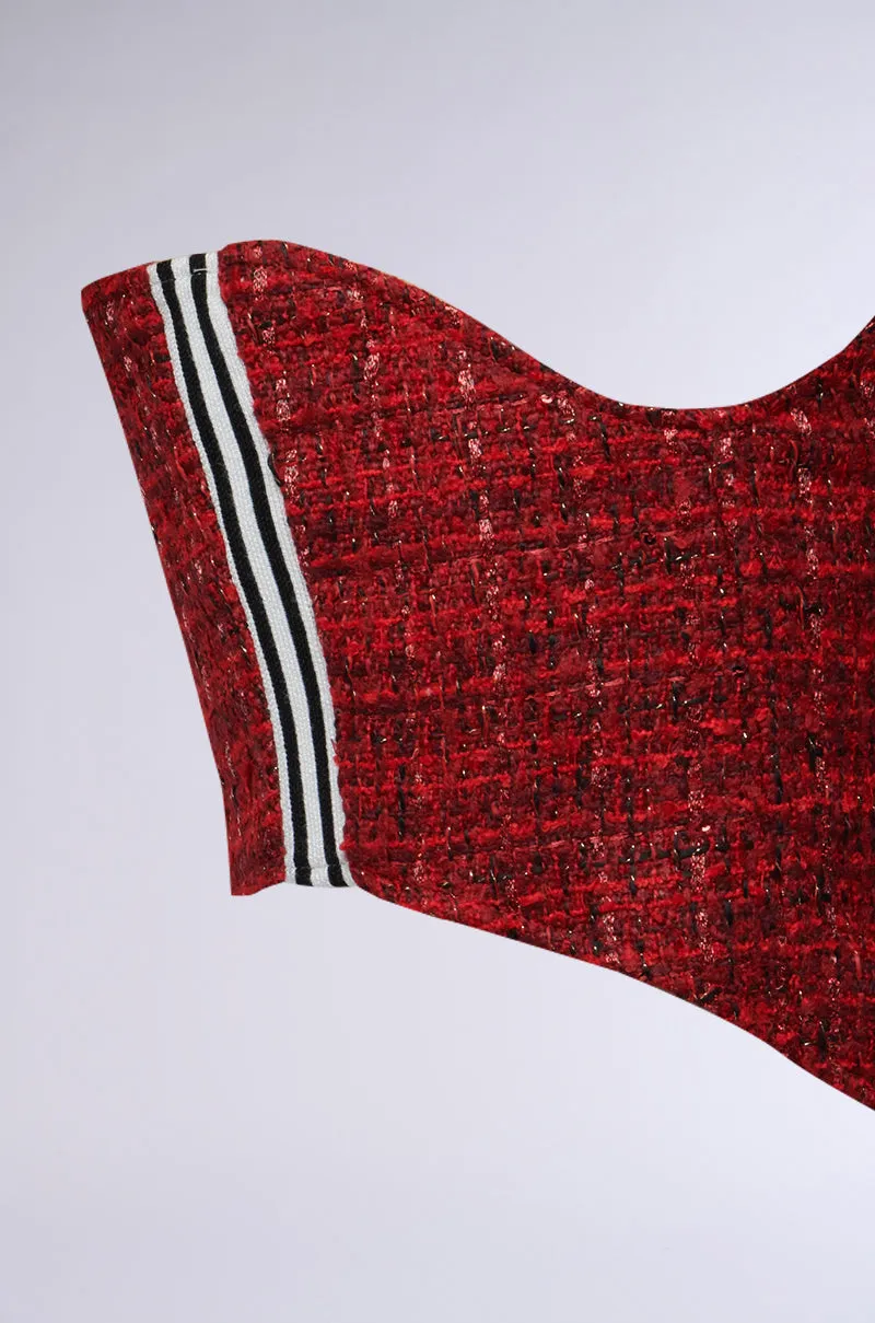 TWEEDY UNDERBUST CORSET BELT sold by AKIRA product image thumbnail 4