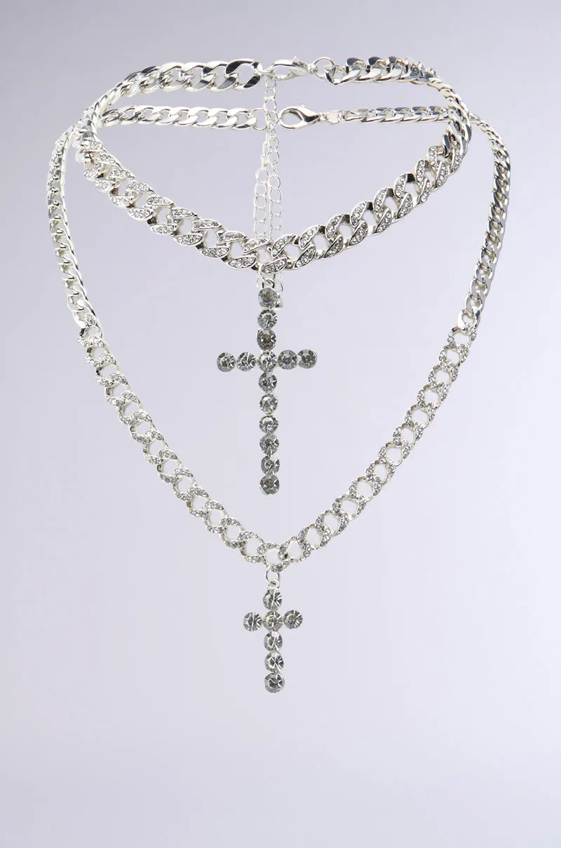 ICED OUT NECKLACE SET sold by AKIRA product image thumbnail 2