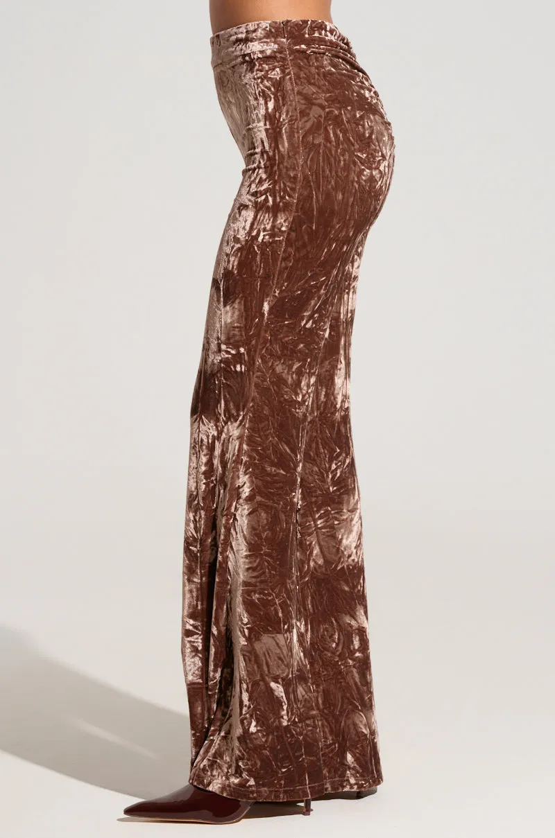 IN ANOTHER LIFE RUCHED VELVET LEGGING sold by AKIRA product image thumbnail 4