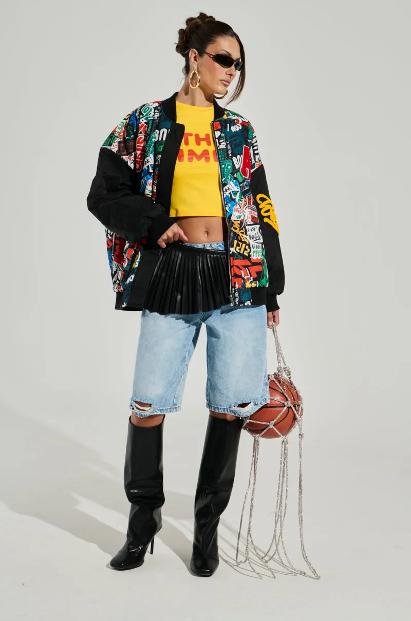 TALK TO ME NICE BOMBER sold by AKIRA