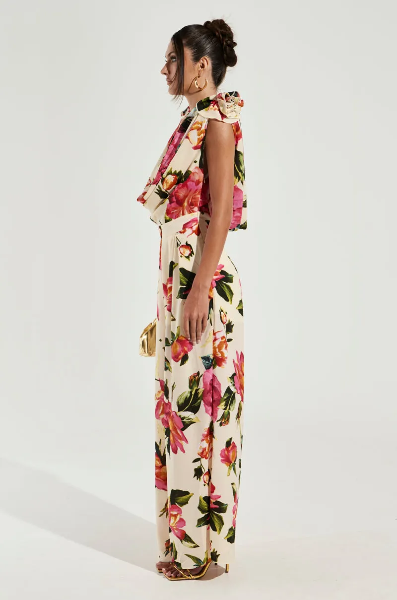 UNTOUCHABLE FLORAL PRINTED JUMPSUIT sold by AKIRA product image thumbnail 5