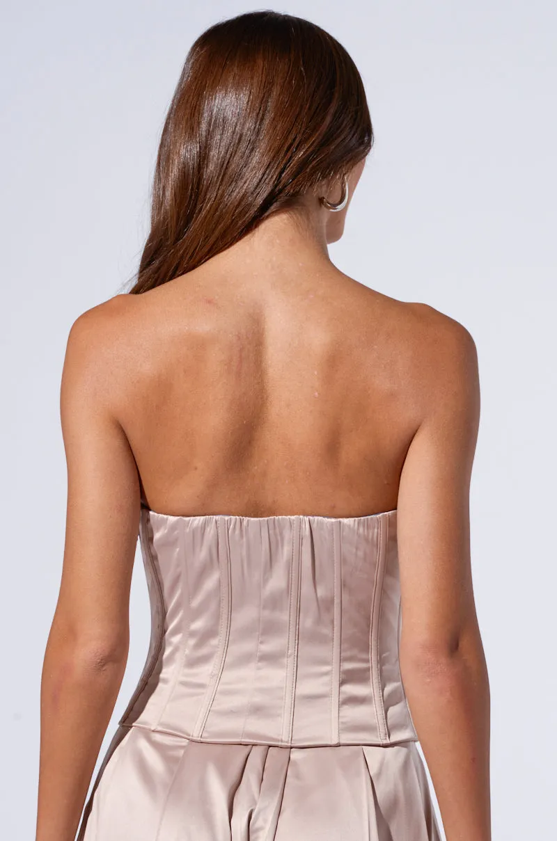 TAKE IT EASY CORSET TOP sold by AKIRA product image thumbnail 4